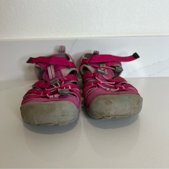 Keen Very Berry Pink Seacamp II CNX Hybrid Water Sport Sandal Waterproof Size 5 - Picture 7 of 12